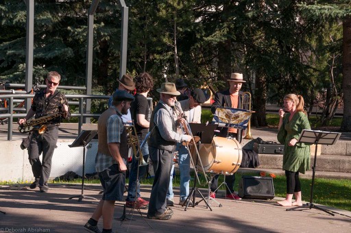 Busking in Eau Claire